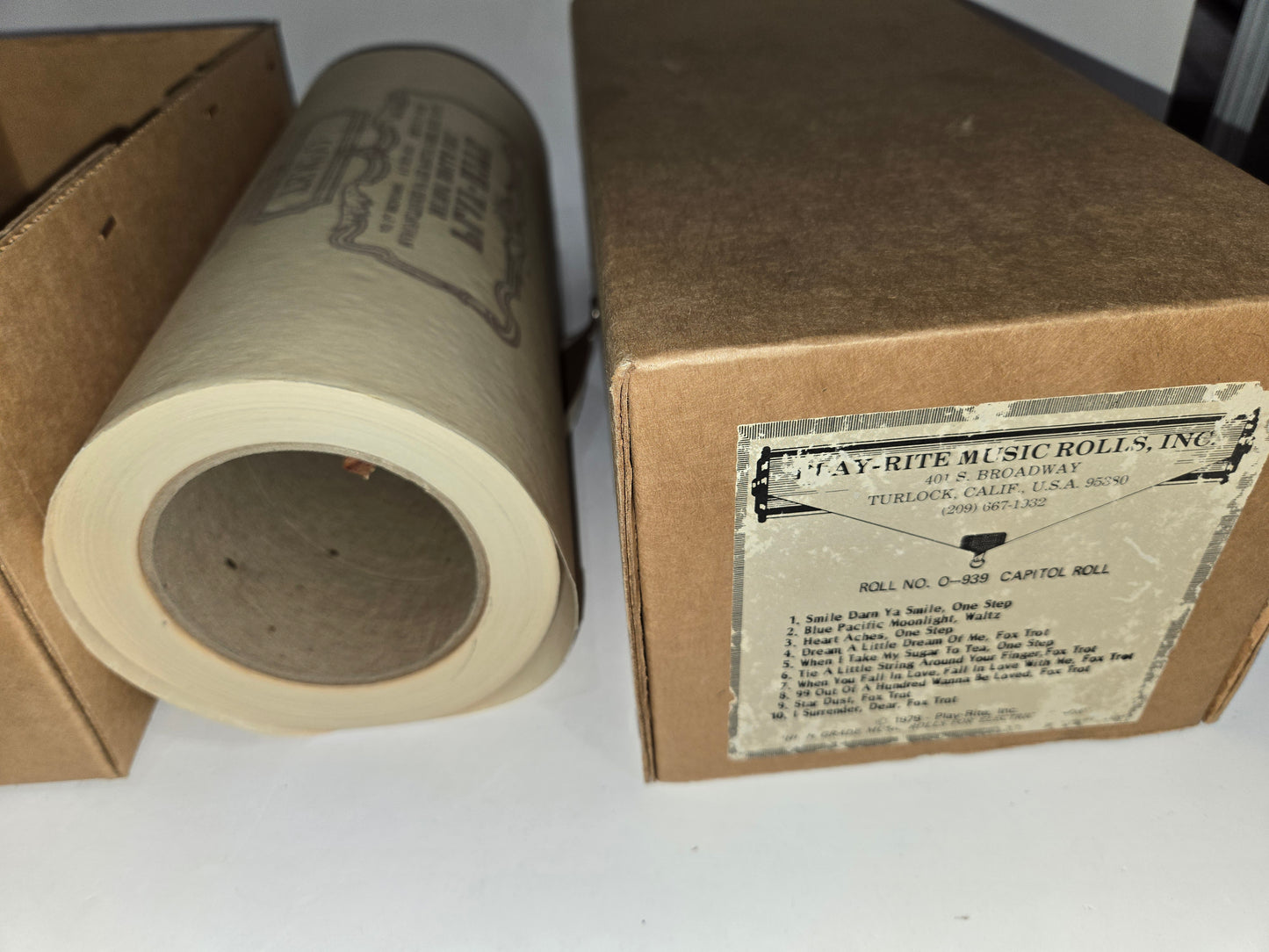 O-Roll O-939 Recut Nickelodeon Orchestrion Roll One Step Fox Trot