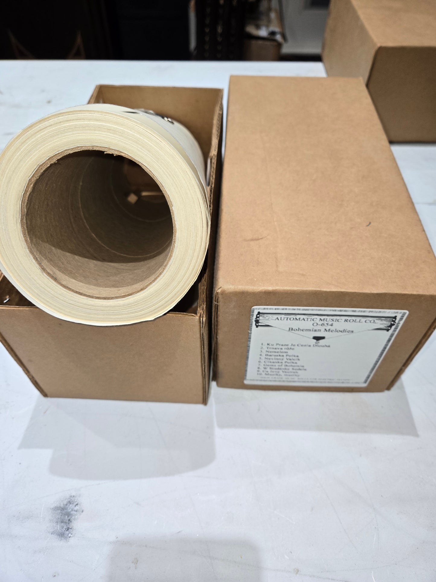 O-Roll O-654 RECUT Nickelodeon Orchestrion Roll Bohemian Melodies