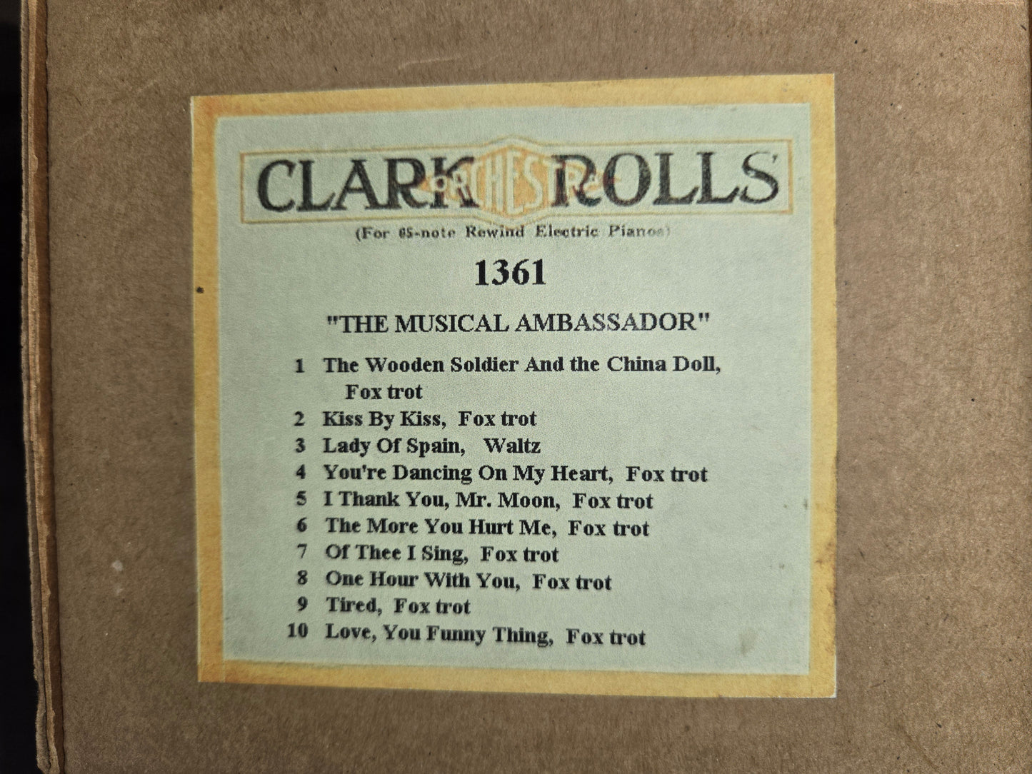 A-Roll A-1361 RECUT Nickelodeon Roll The Musical Ambassador