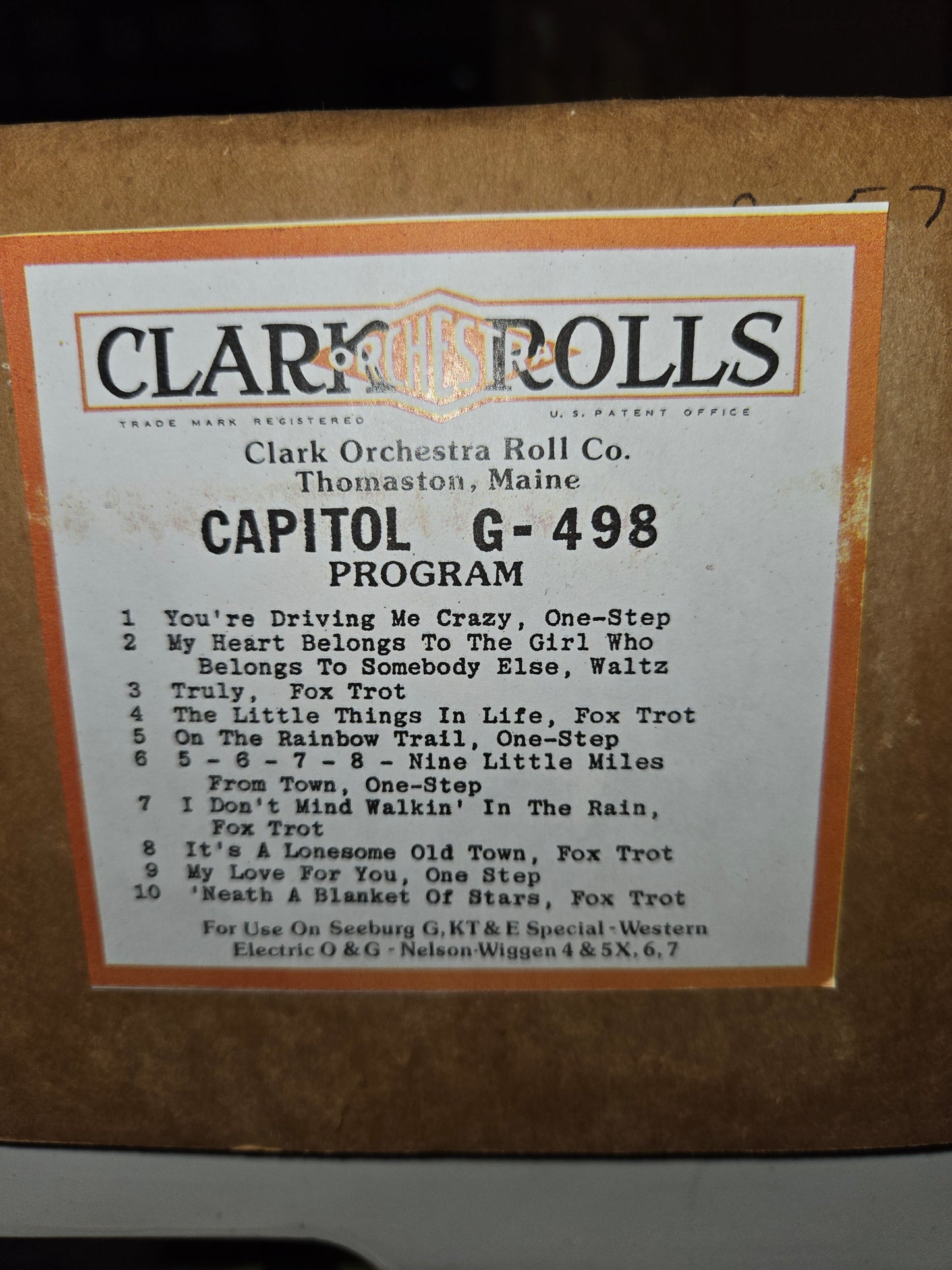 G-Roll G-498 RECUT Nickelodeon Roll One-Steps Fox Trots