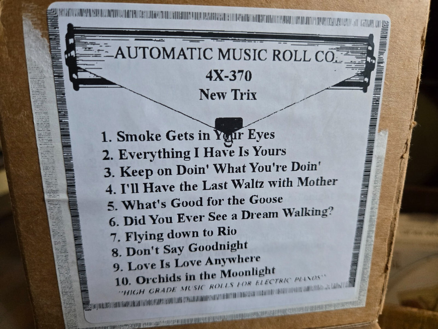 4X-roll 4X-370 Nickelodeon RECUT New Trix Smoke Gets in Your Eyes Everything I have