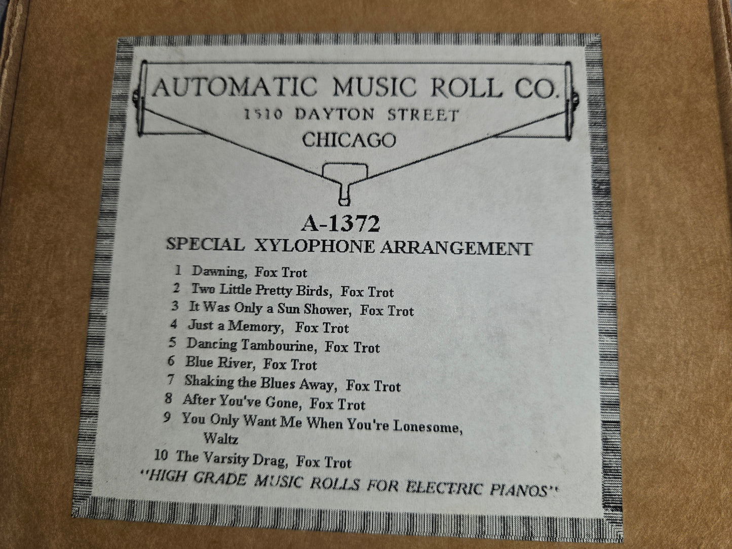 A-Roll A-1372 RECUT Nickelodeon Roll Special Xylophone Arrangement