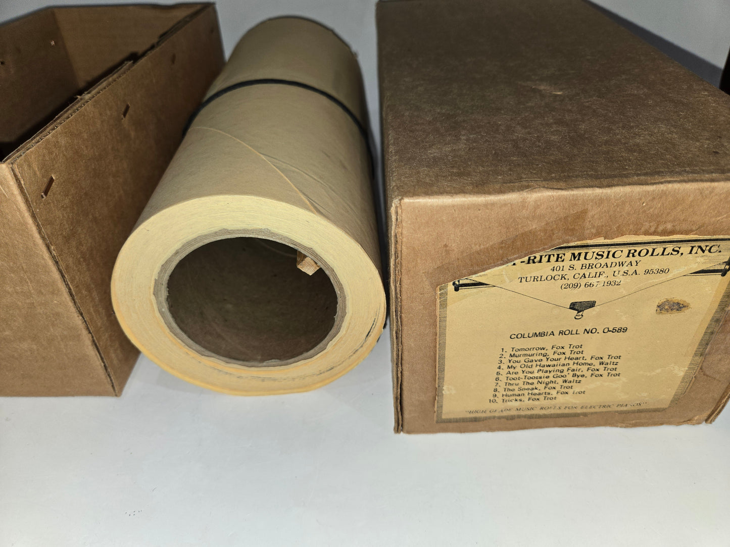O-Roll O-589 Recut Nickelodeon Orchestrion Roll Fox Trots