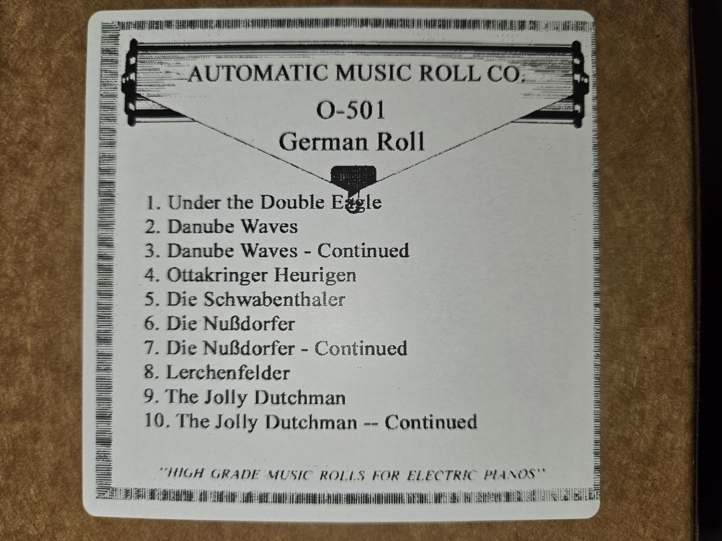 O-Roll O-501 RECUT Nickelodeon Roll German Roll