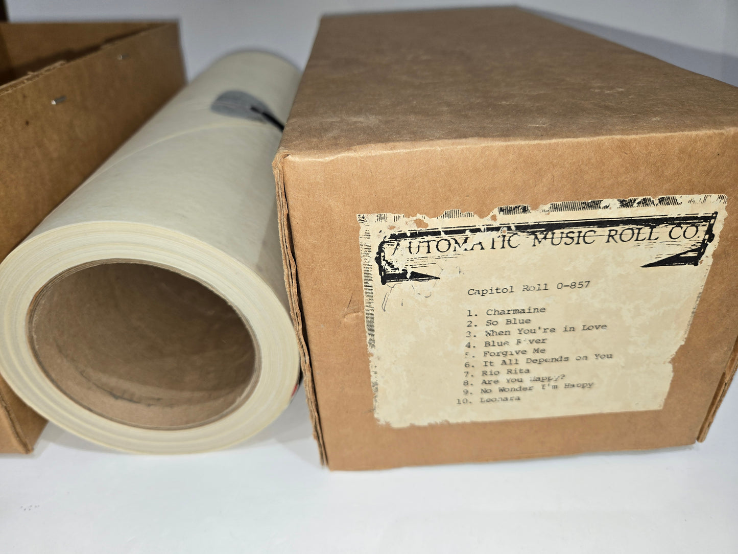O-Roll O-857 Recut Nickelodeon Orchestrion Roll Capitol