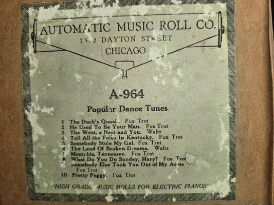 A-Roll A-964 RECUT Nickelodeon Roll Popular Dance Tunes