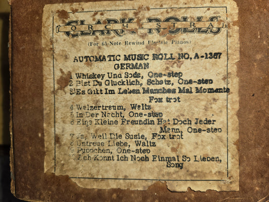 A-roll A-1367 RECUT Nickelodeon Roll German Whiskey