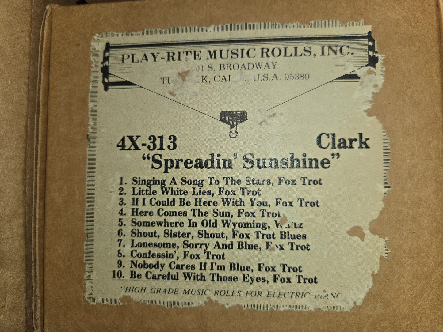 4X-Roll 4X-313 RECUT Nickelodeon Roll Spreadin Sunshine