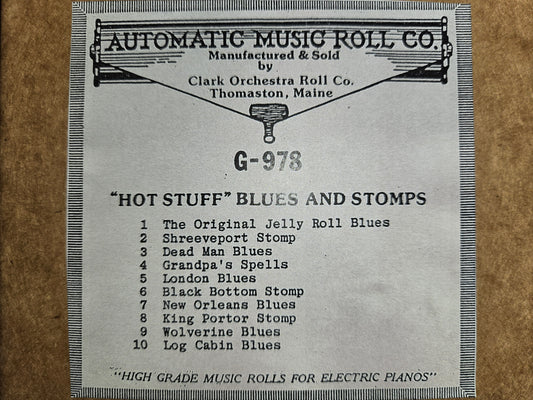 G-Roll G-978 RECUT Nickelodeon Roll Hot Stuff Blues and Stomps
