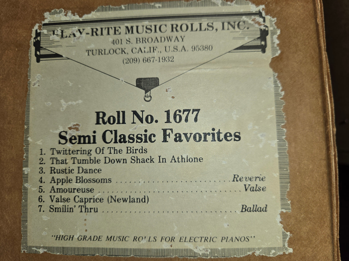 A-Roll A-1677 RECUT Nickelodeon Roll Semi Classic Favorites