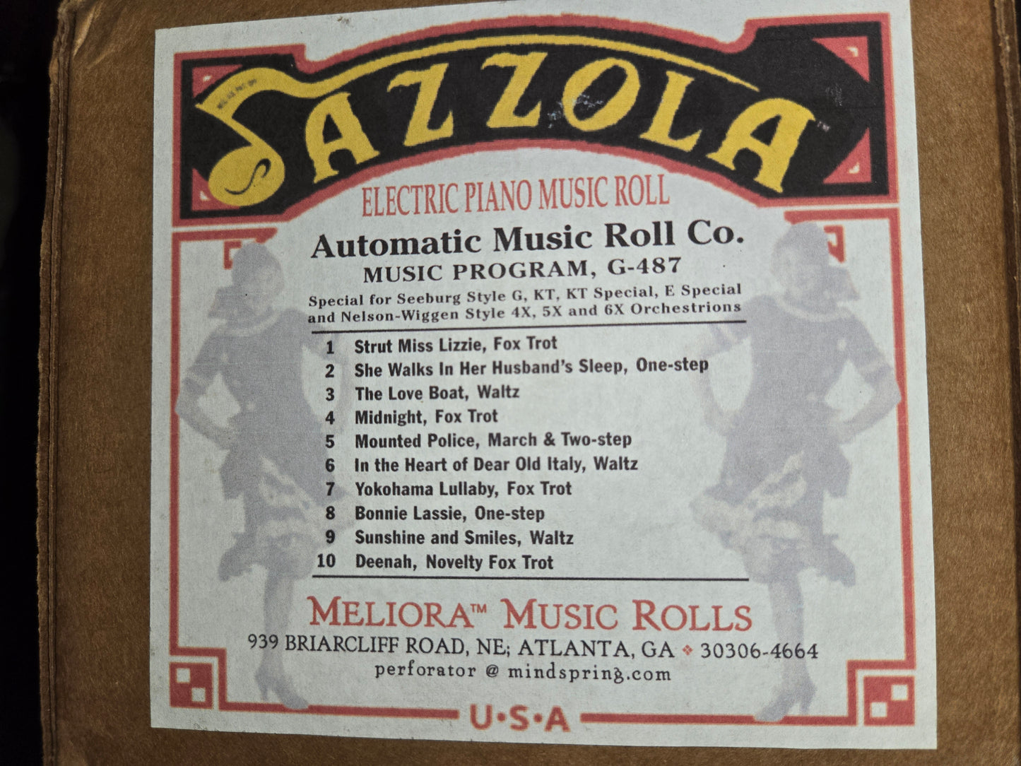 G-Roll G-487 RECUT Nickelodeon Roll Strut Miss Lizzie Jazzola