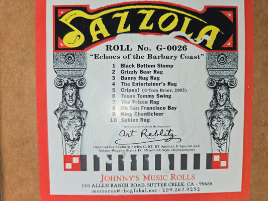 G-Roll G-0026 RECUT Nickelodeon Roll Echoes of the Barbary Coast