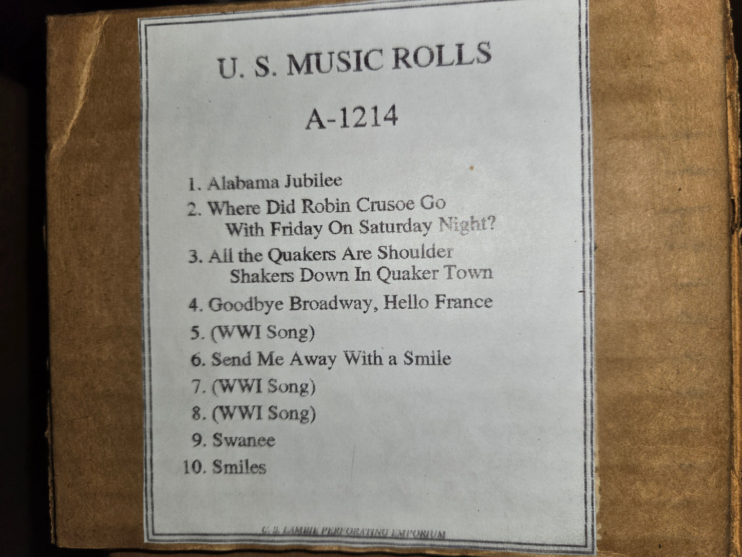 A-roll A-1214 RECUT Nickelodeon Roll Alabama Jubilee