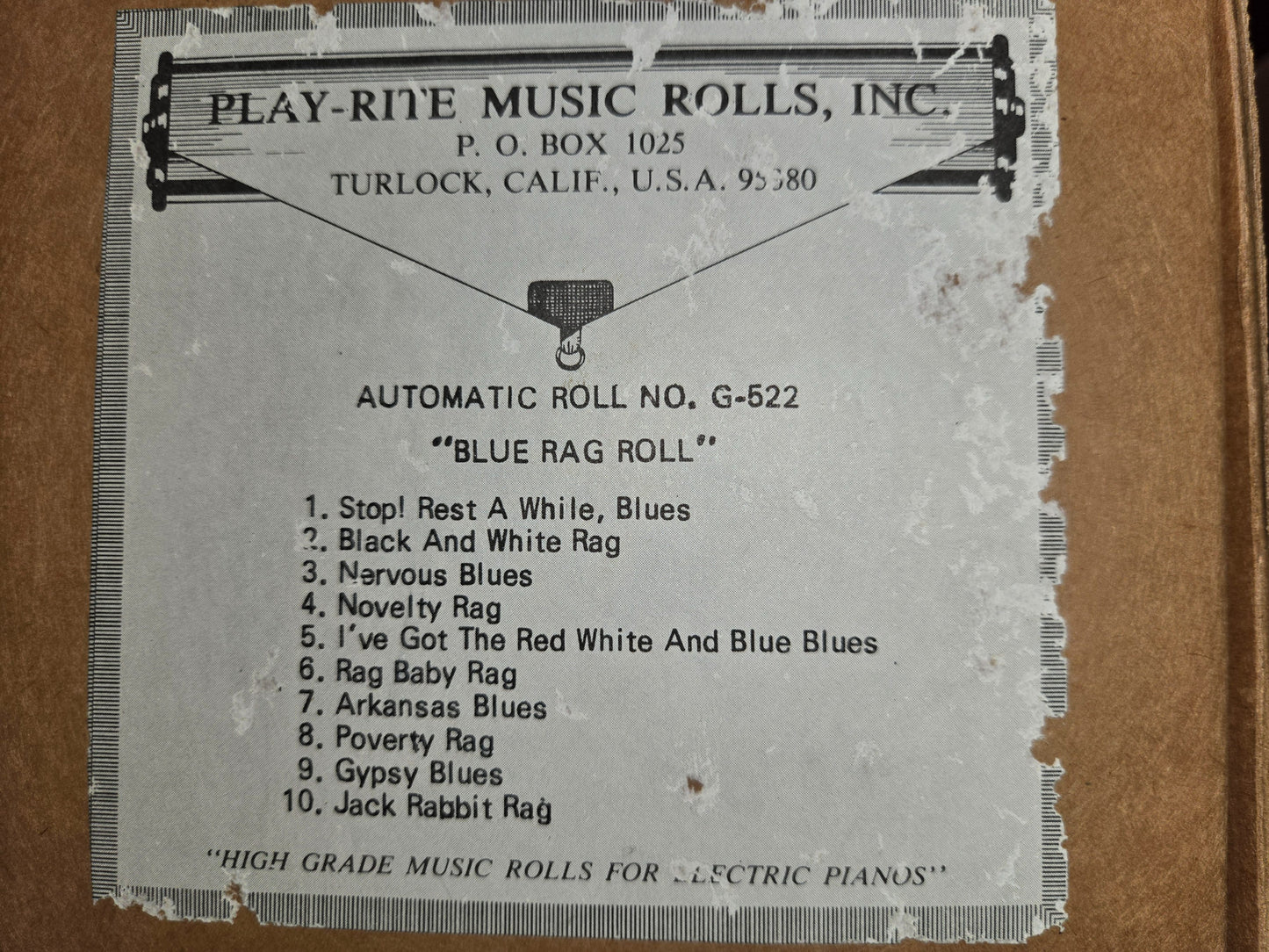G-Roll G-522 RECUT Nickelodeon Roll Blue Rag Roll