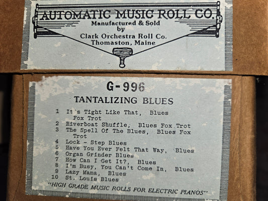 G-Roll G-996 RECUT Nickelodeon Roll Tantalizing Blues