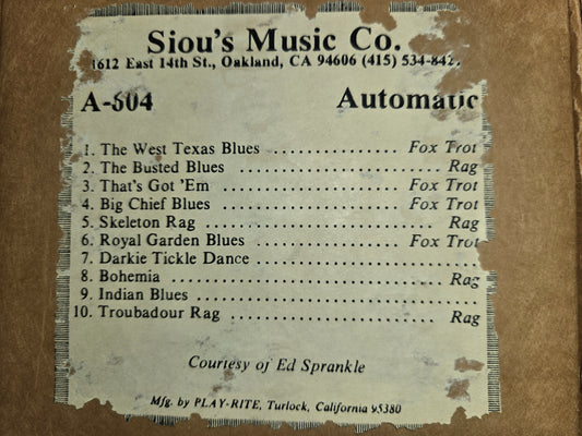 A-Roll A-604 RECUT Nickelodeon Roll The West Texas Blues