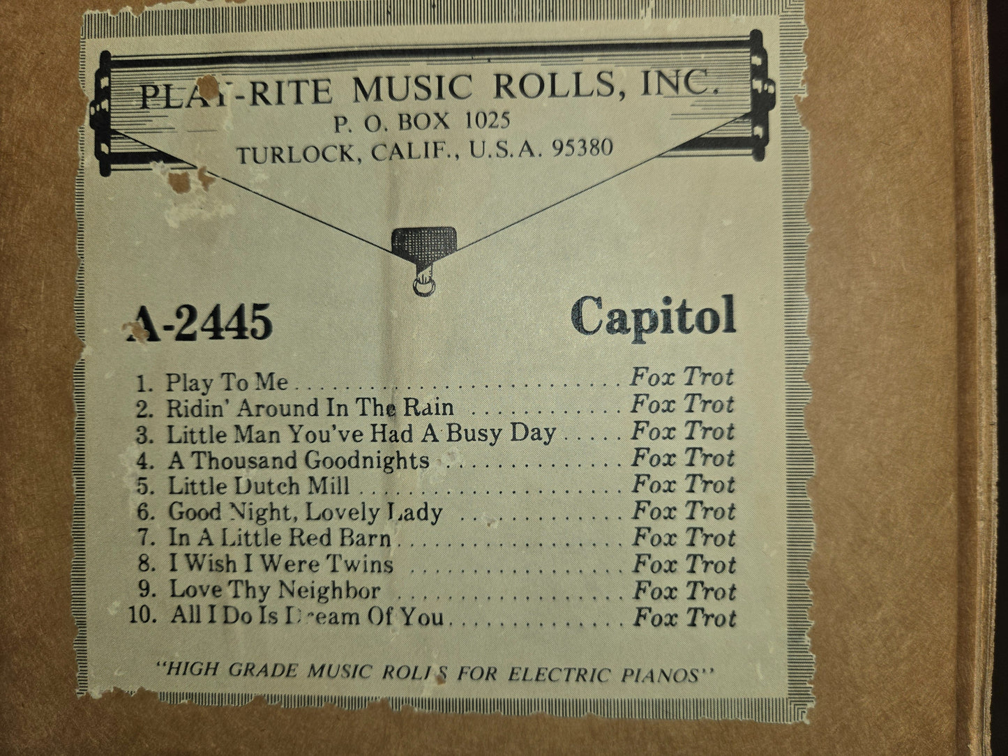 A-Roll A-2445 RECUT Nickelodeon Roll Play To Me