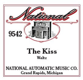 National Automatic Piano Roll - 9542 The Kiss - Waltz