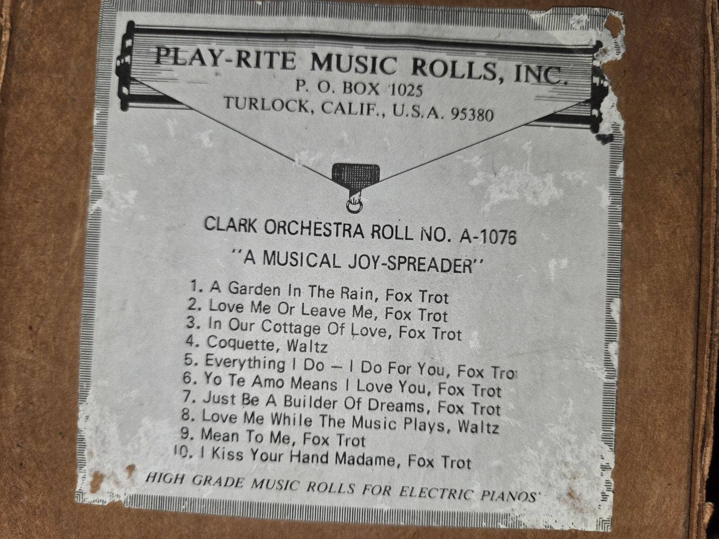 A-Roll A-1076 RECUT Nickelodeon Roll A Musical Joy-Spreader