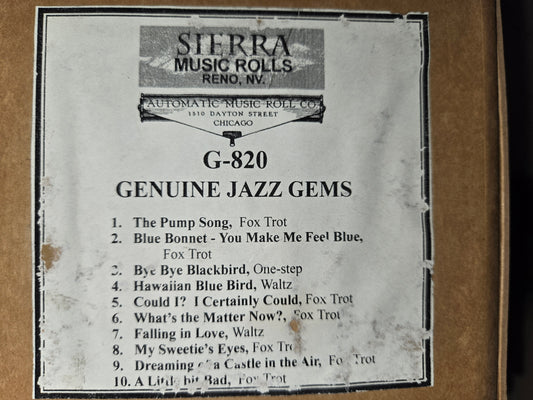 G-Roll G-820 RECUT Nickelodeon Roll Genuine Jazz Gems