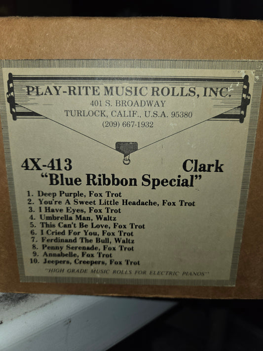 4X-Roll 4X-413 RECUT Nickelodeon Roll Blue Ribbon Special