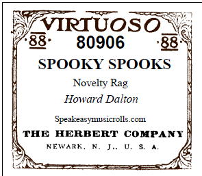88-Note Roll 80906 Spooky Spooks -2026 Recut
