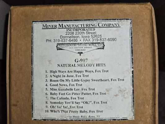 G-roll G-907 RECUT Nickelodeon Roll Natural Melody Hits