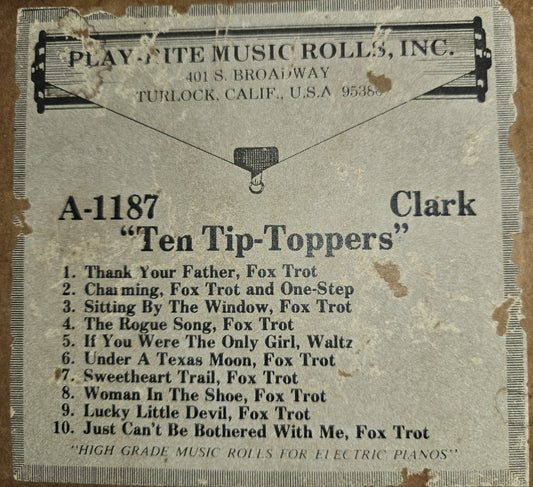 A-Roll A-1187 RECUT Nickelodeon Roll Ten Tip-Toppers