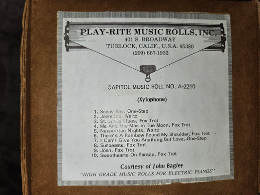 A-Roll A-2210 RECUT Nickelodeon Roll Sonny Boy (Xylophone)