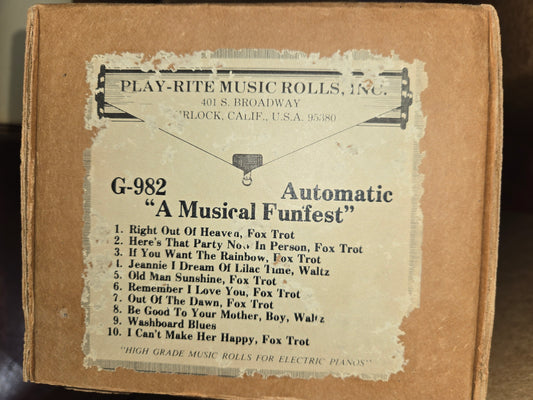 G-Roll A-982 RECUT Nickelodeon Roll A Musical Funfest