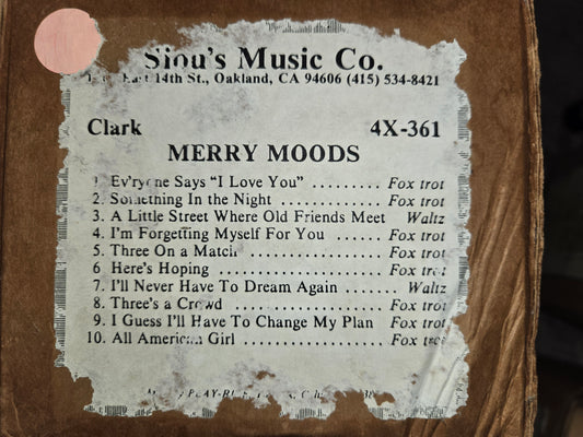 4X-Roll 4X-361 RECUT Nickelodeon Roll Merry Moods