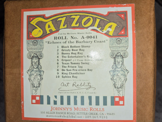A-Roll A-0041 RECUT Nickelodeon Roll Echoes of the Barbary Coast Jazzola