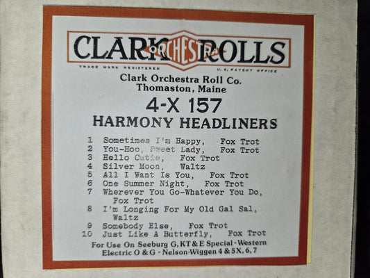 4X-Roll 4X-157 RECUT Nickelodeon Roll Harmony Headliners