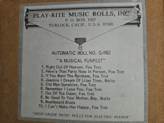 G-Roll G-982 RECUT Nickelodeon Roll A Musical Funfest