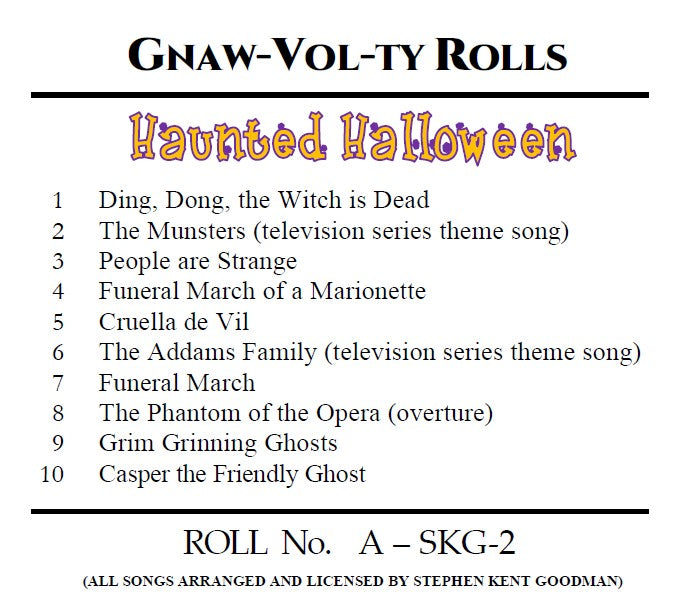 A-Roll A-SKG-2 Nickelodeon Roll Halloween Songs - NEW 2026 RECUT