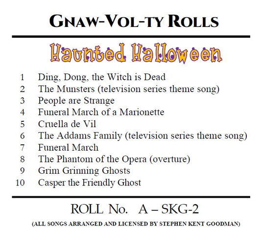 A-Roll A-SKG-2 Nickelodeon Roll Halloween Songs - NEW 2026 RECUT