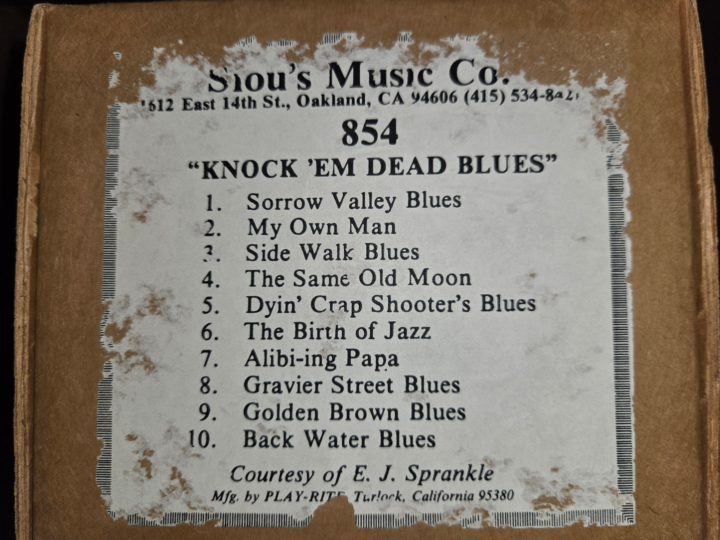 A-Roll A-854 RECUT Nickelodeon Roll Knock Em Dead Blues