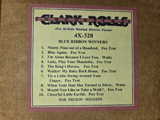 4X-Roll 4X-328 RECUT Nickelodeon Roll Blue Ribbon Winners