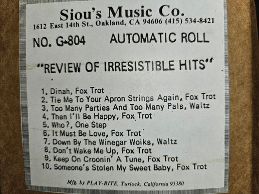 G-Roll G-804 RECUT Nickelodeon Roll Review of Irresistible Hits