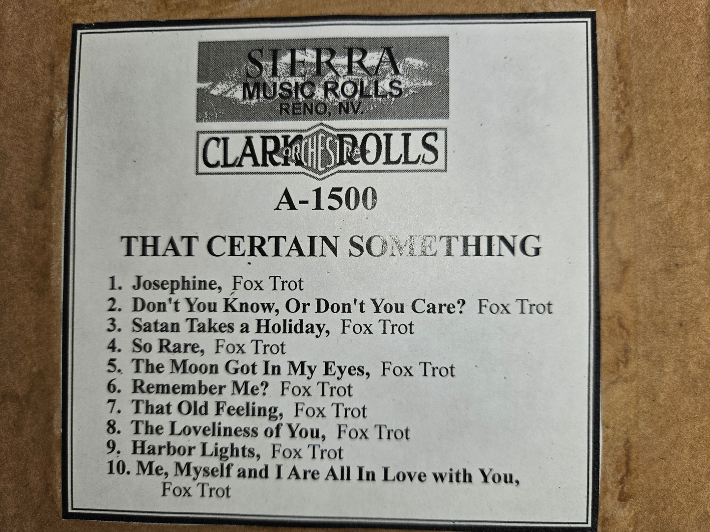 A-Roll A-1500 RECUT Nickelodeon Roll That Certain Something