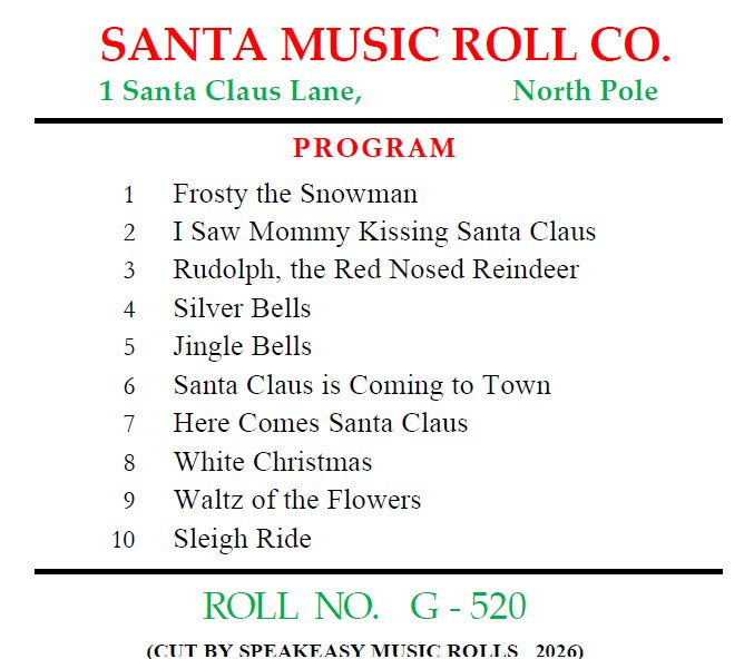 A-Roll G-520 Nickelodeon Roll Christmas Songs - NEW 2026 RECUT