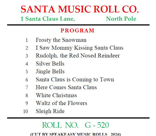 A-Roll G-520 Nickelodeon Roll Christmas Songs - NEW 2026 RECUT