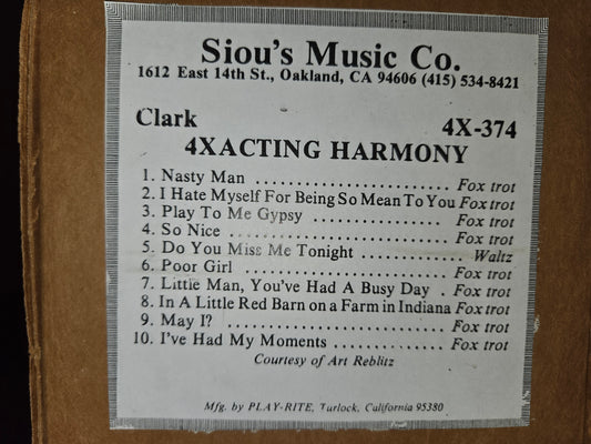 4X-Roll 4X-374 RECUT Nickelodeon Roll 4Xacting Harmony