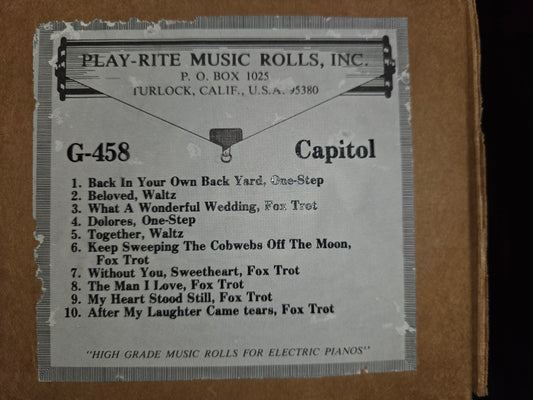 G-Roll A-458 RECUT Nickelodeon Roll Back In Your Own Back Yard