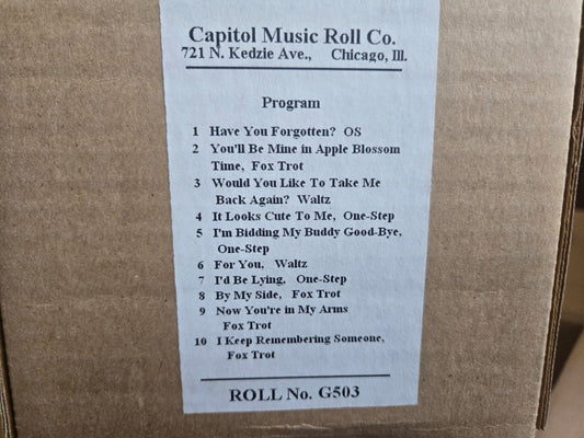 G-Roll G-503 RECUT Nickelodeon Roll Have you Forgotten Apple Blossom