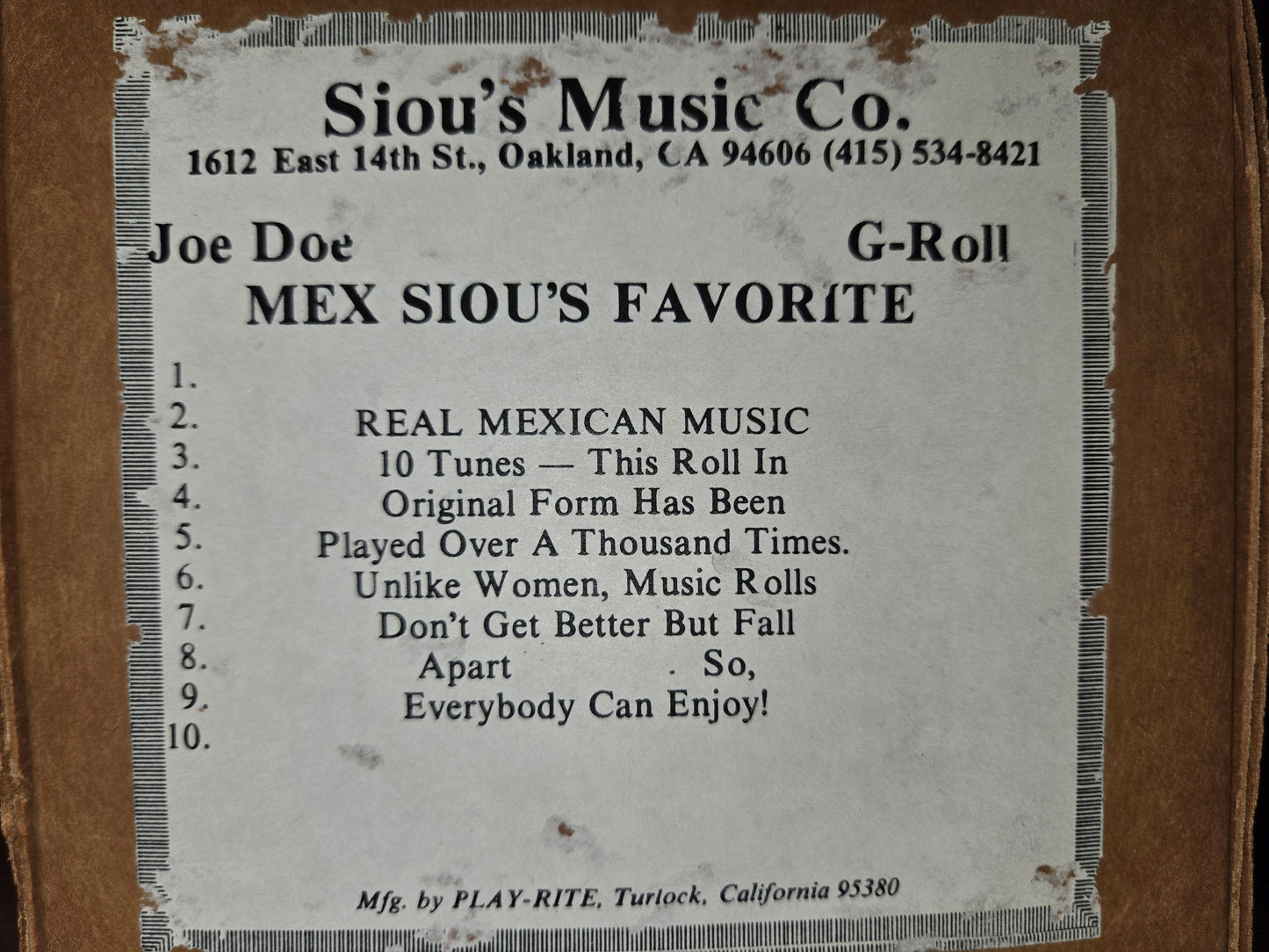 G-Roll G-MEX RECUT Nickelodeon Roll Mex Siou's Favorite Mexican