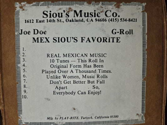 G-Roll G-MEX RECUT Nickelodeon Roll Mex Siou's Favorite Mexican