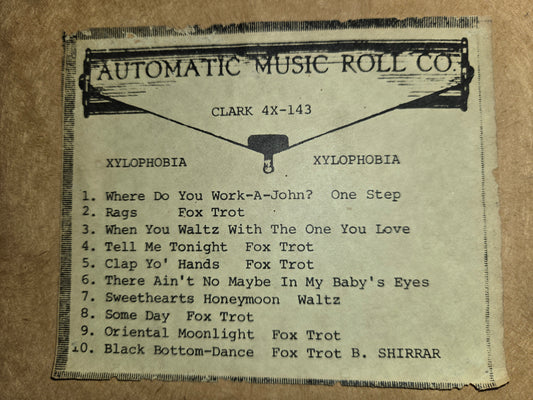 4X-Roll 4X-143 RECUT Nickelodeon Roll Xylophobia