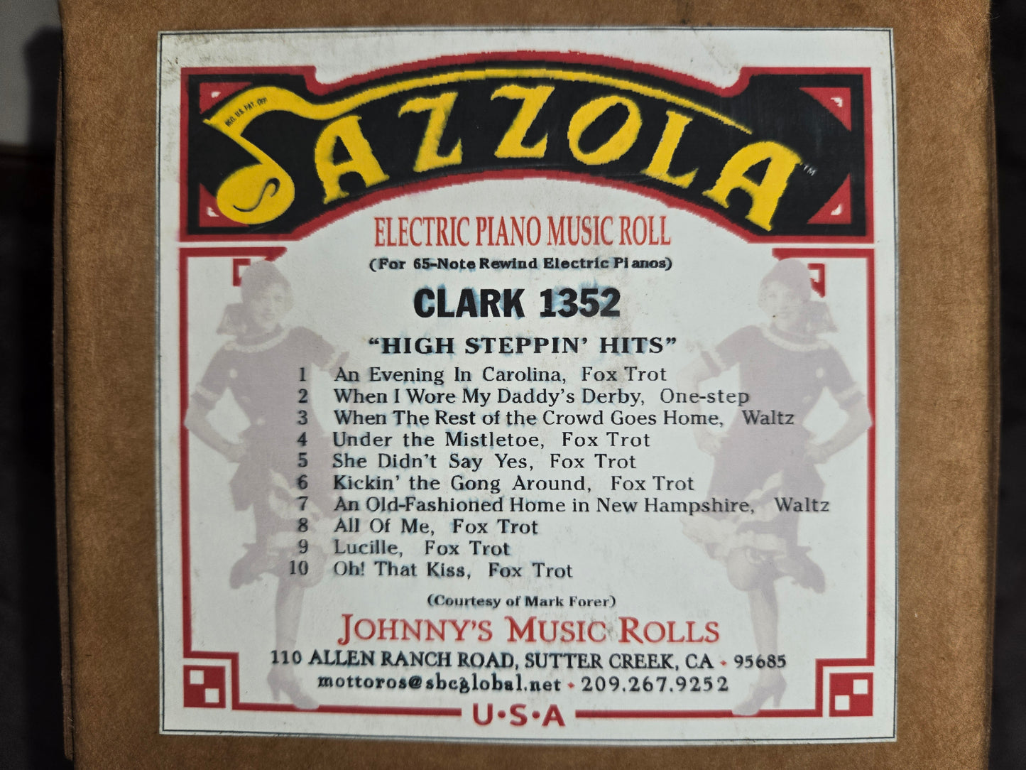 A-Roll A-1352 RECUT Nickelodeon Roll High Steppin Hits Jazzola