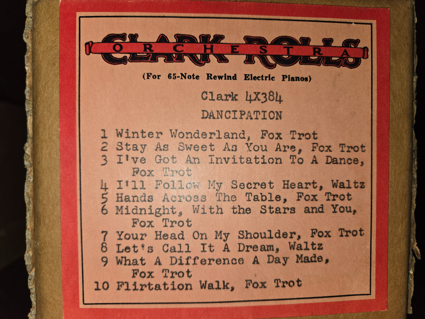 4X-Roll 4X-384 RECUT Nickelodeon Roll Dancipation